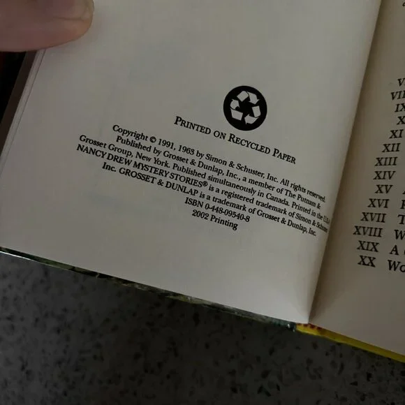 3 Vintage Nancy Drew Hardcover Books 1950s, 90s Moonstone Castle Hidden Stairca - Picture 2 of 5